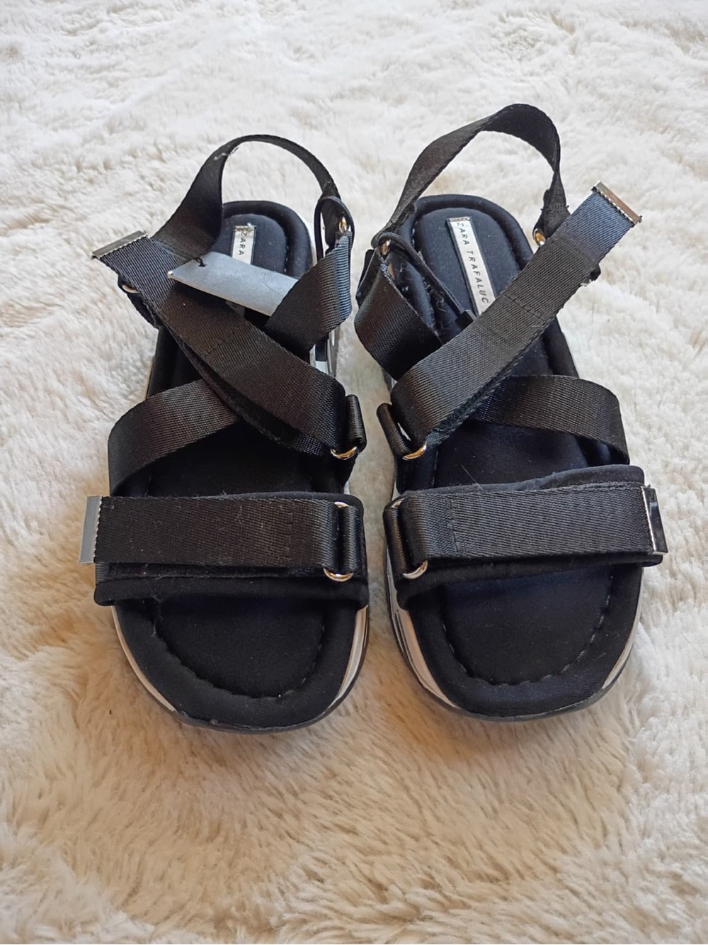 Zara Women’s platform sandals size 10